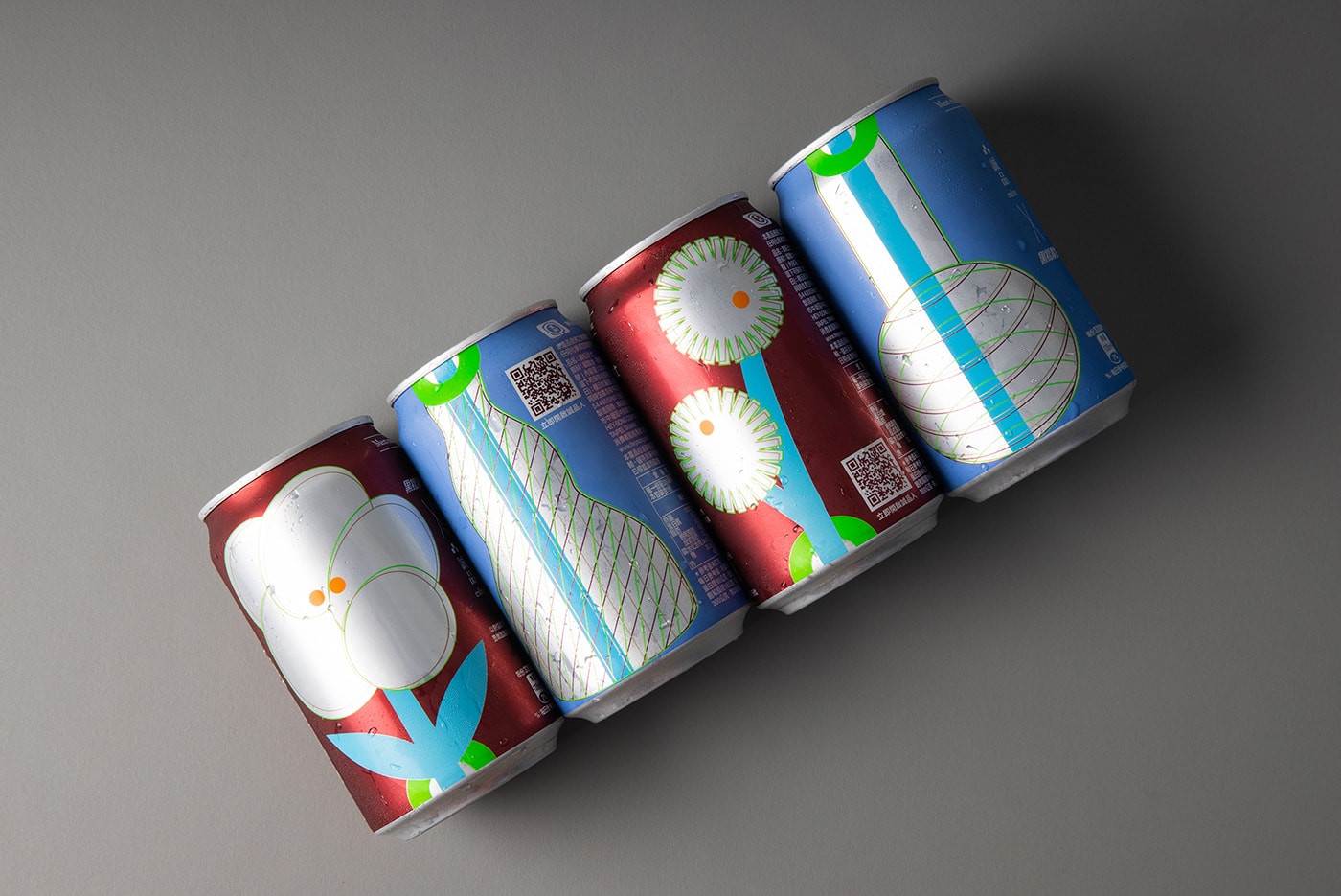 蘇打飲料包裝設計